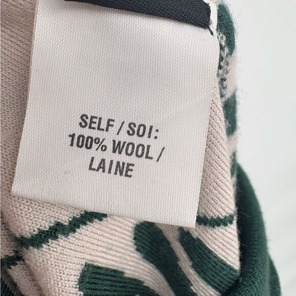 Tanya Taylor Candace Knit Wrap Midi Skirt Geometric Print Wool XL - Picture 6 of 8